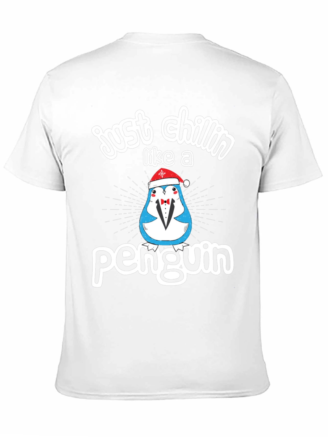 Just Chillin Like a Penguin Graphic Tee