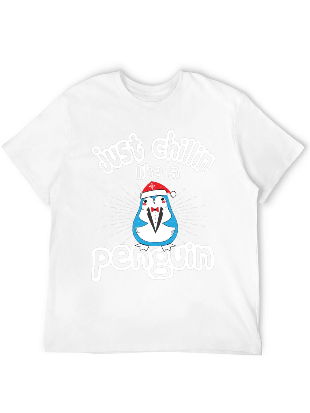 Just Chillin Like a Penguin Graphic Tee
