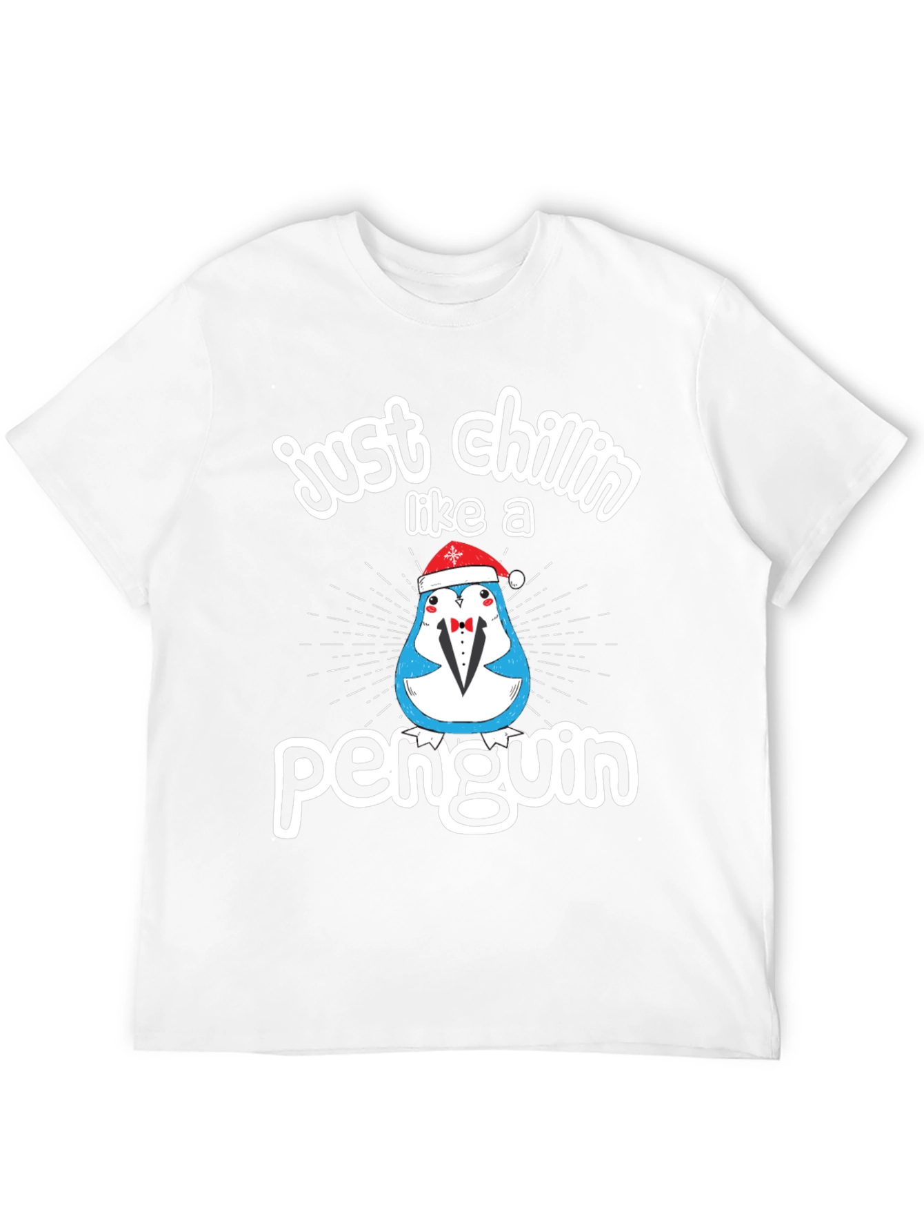 Just Chillin Like a Penguin Graphic Tee