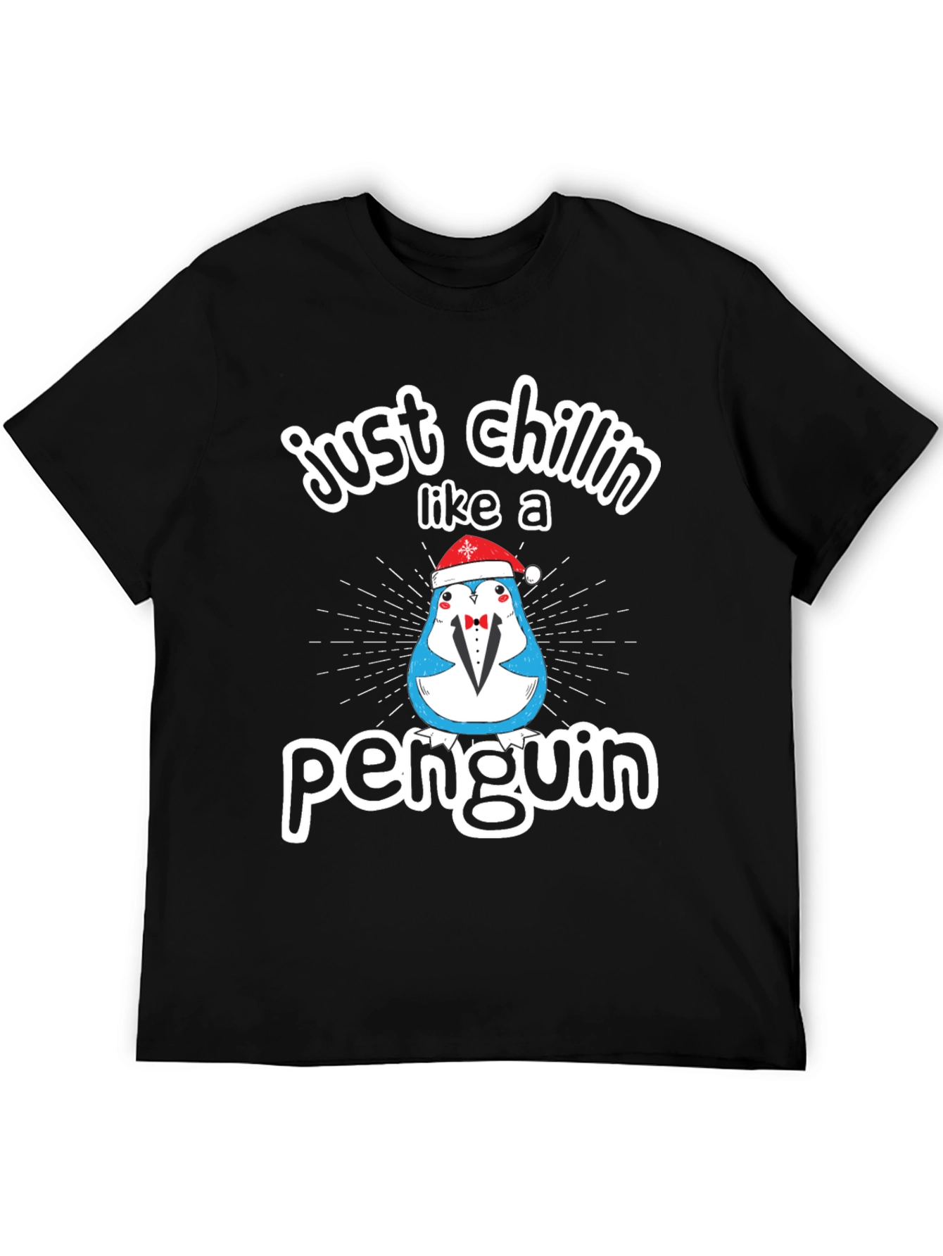 Just Chillin Like a Penguin Graphic Tee