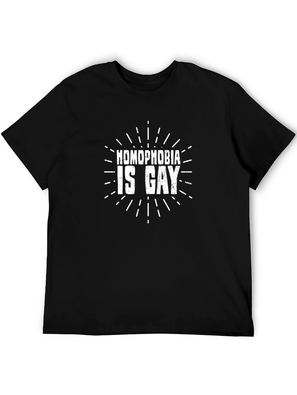 Homophobia is Gay T-Shirt - Black Graphic Tee
