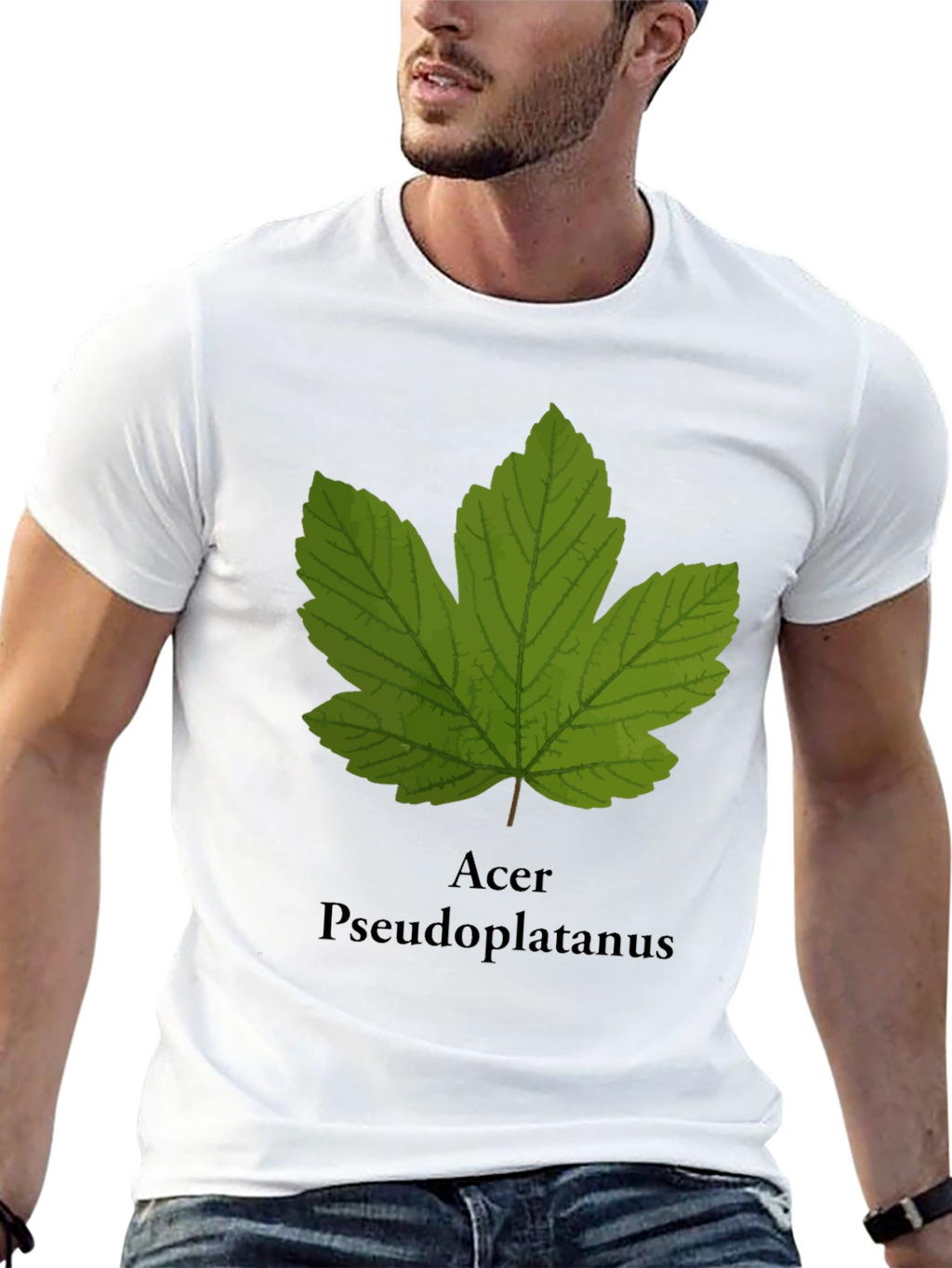 Maple Leaf Acer T-Shirt - Nature Botanical Tee