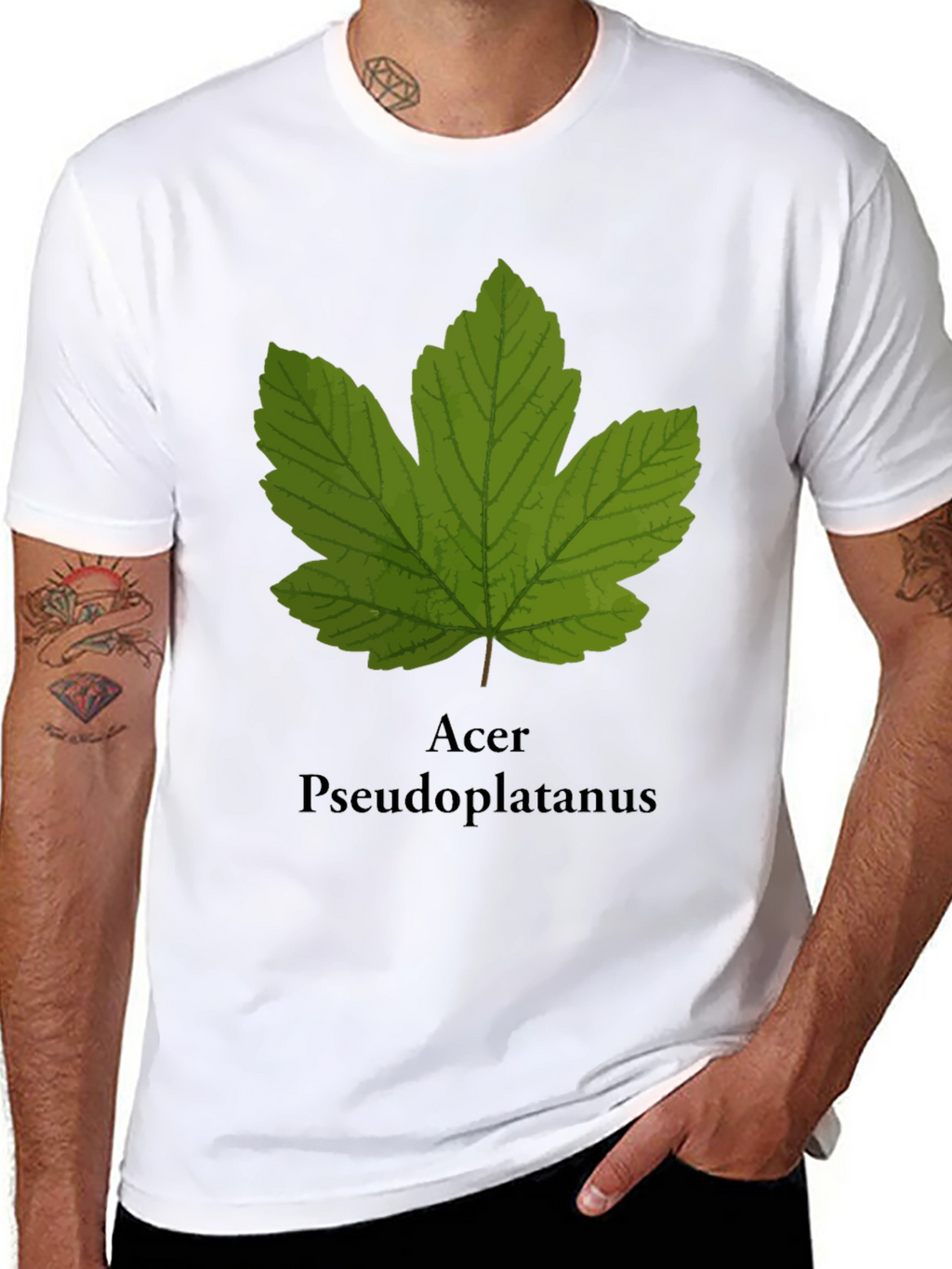 Maple Leaf Acer T-Shirt - Nature Botanical Tee