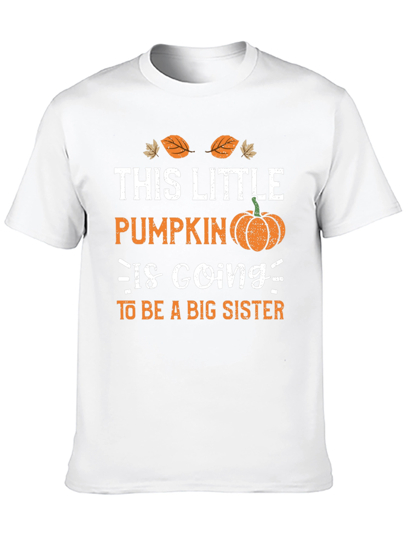 Little Pumpkin Big Sister Announcement T-Shirt