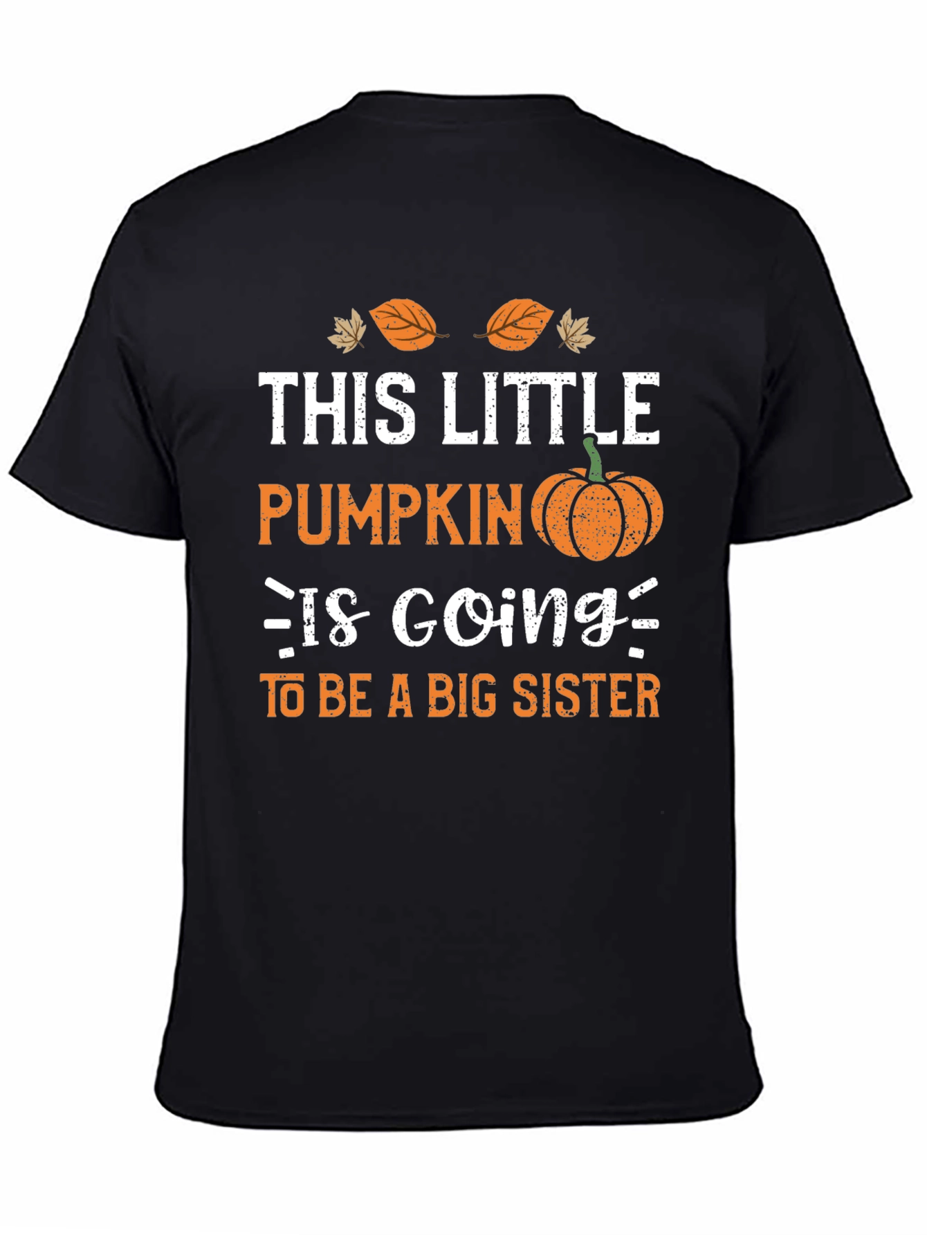 Little Pumpkin Big Sister Announcement T-Shirt