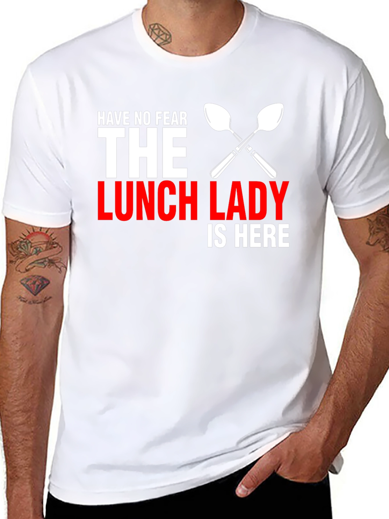 Lunch Lady Hero T-Shirt -  Black