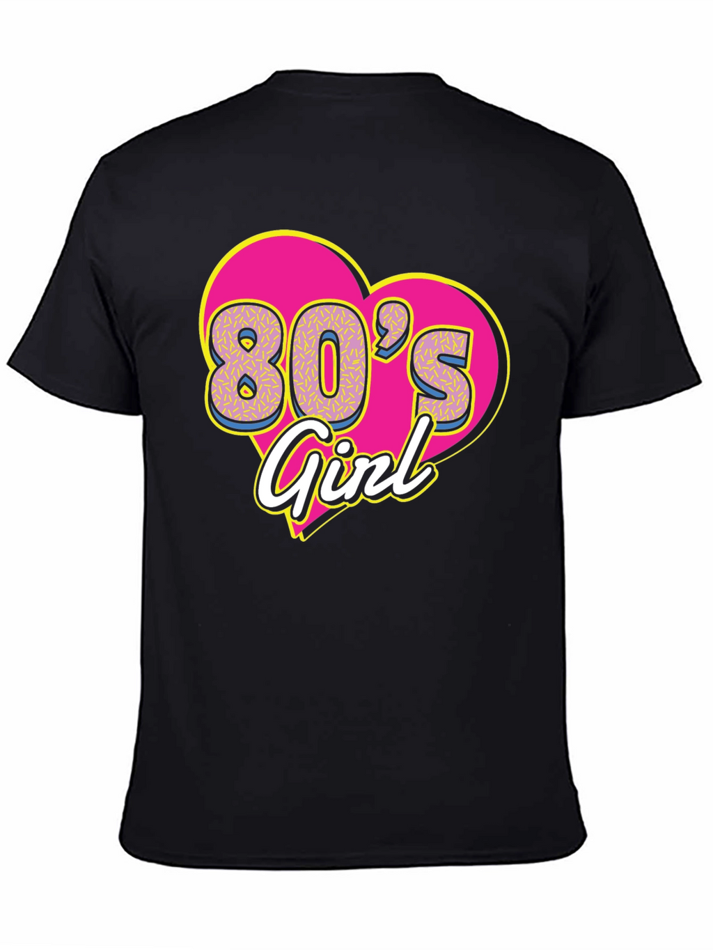 80s Girl Graphic Tee - Retro Style