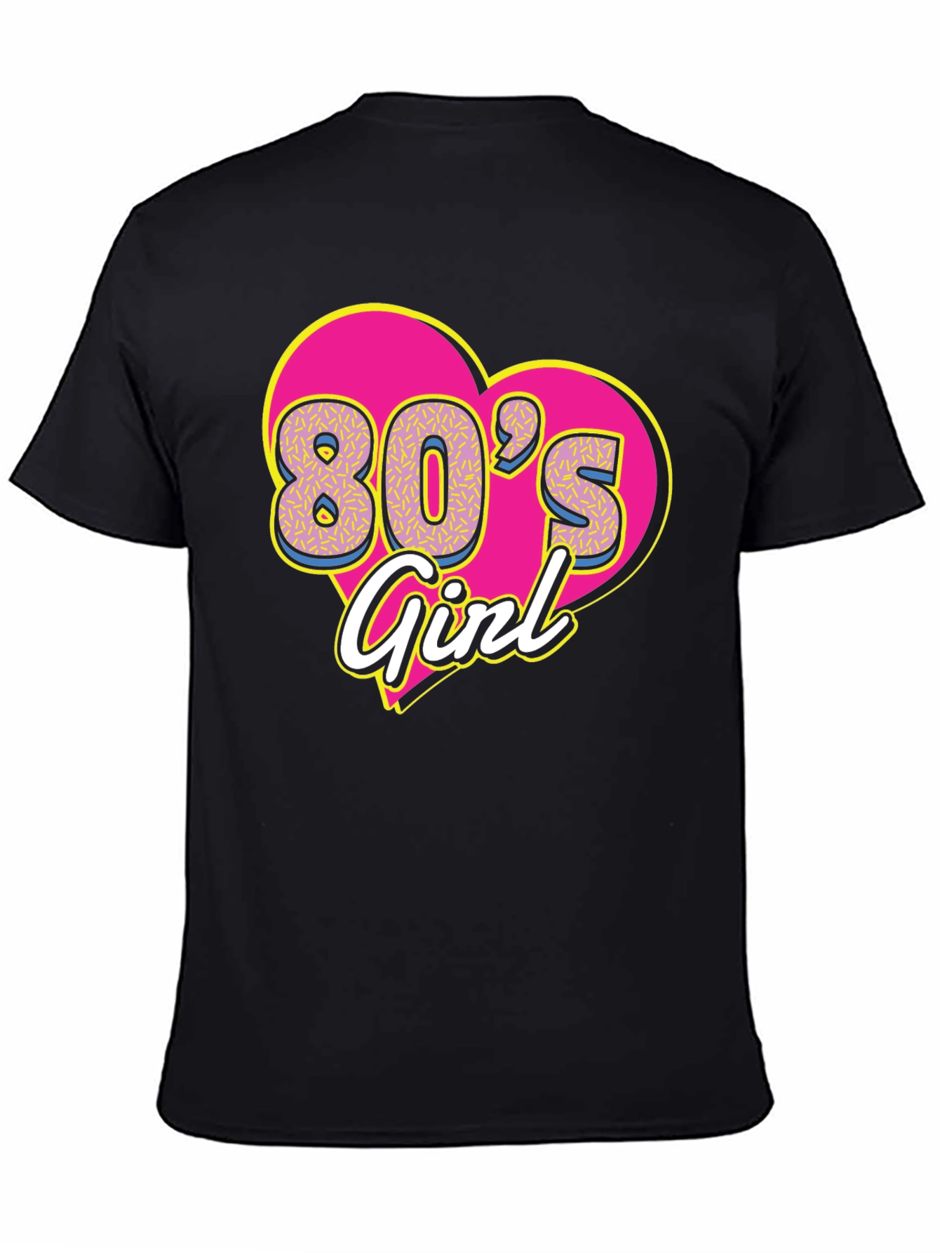 80s Girl Graphic Tee - Retro Style