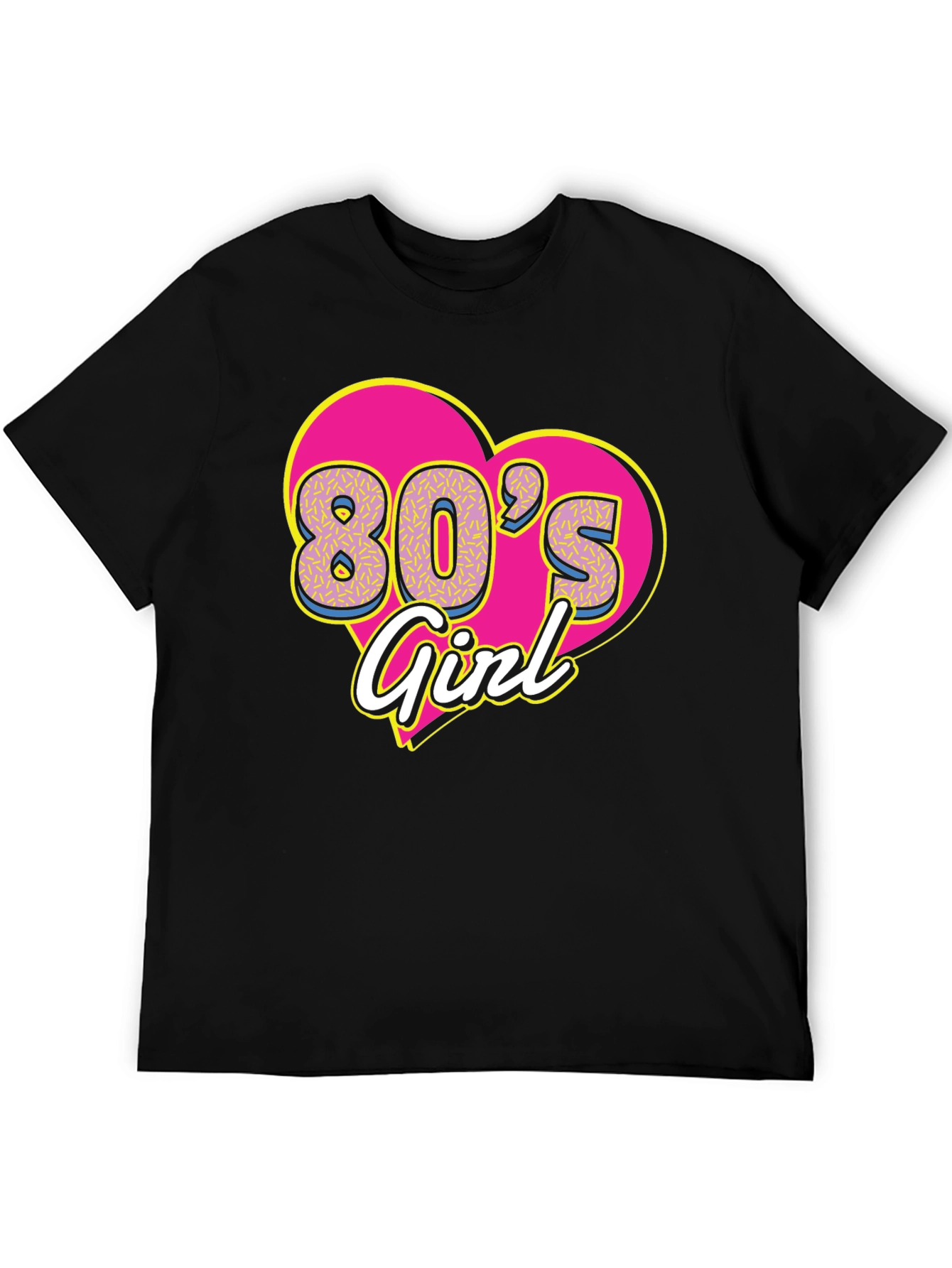 80s Girl Graphic Tee - Retro Style