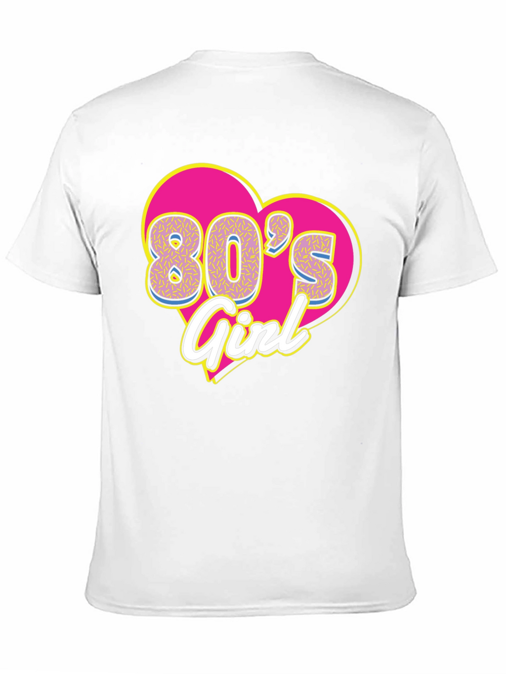 80s Girl Graphic Tee - Retro Style