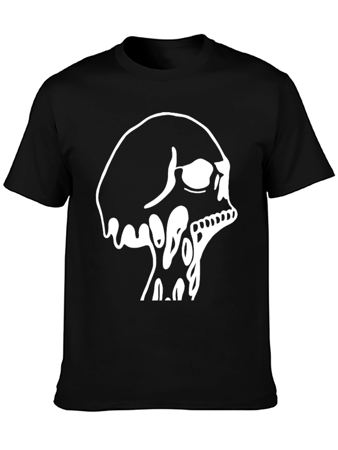 Skull Graphic Black T-Shirt for Men