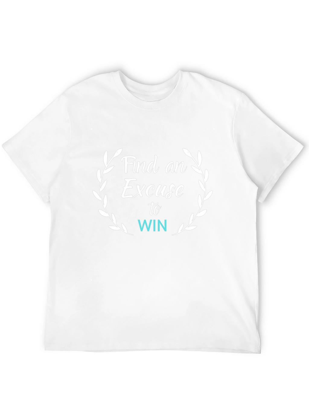 Find an Excuse to Win Graphic Tee - Black
