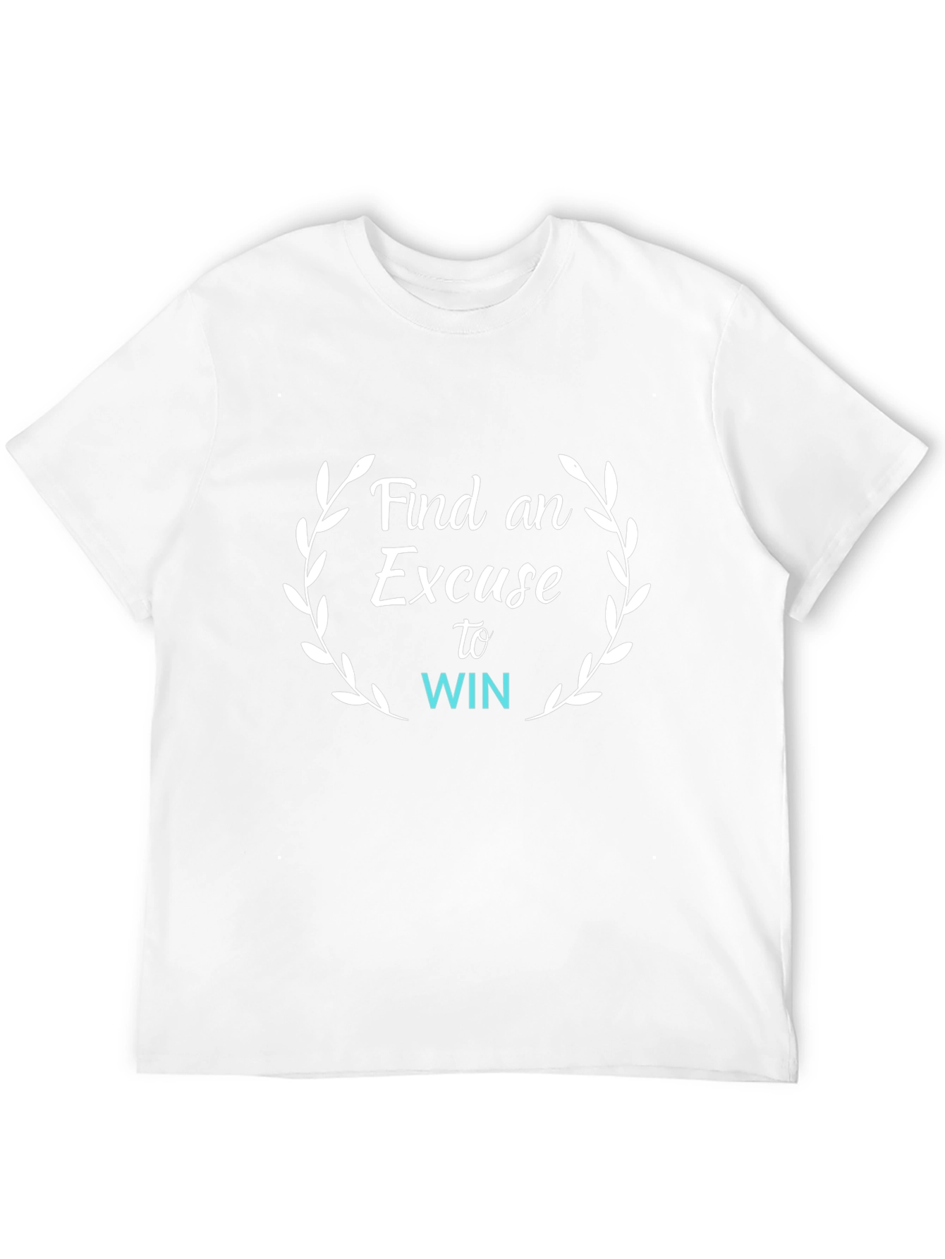 Find an Excuse to Win Graphic Tee - Black