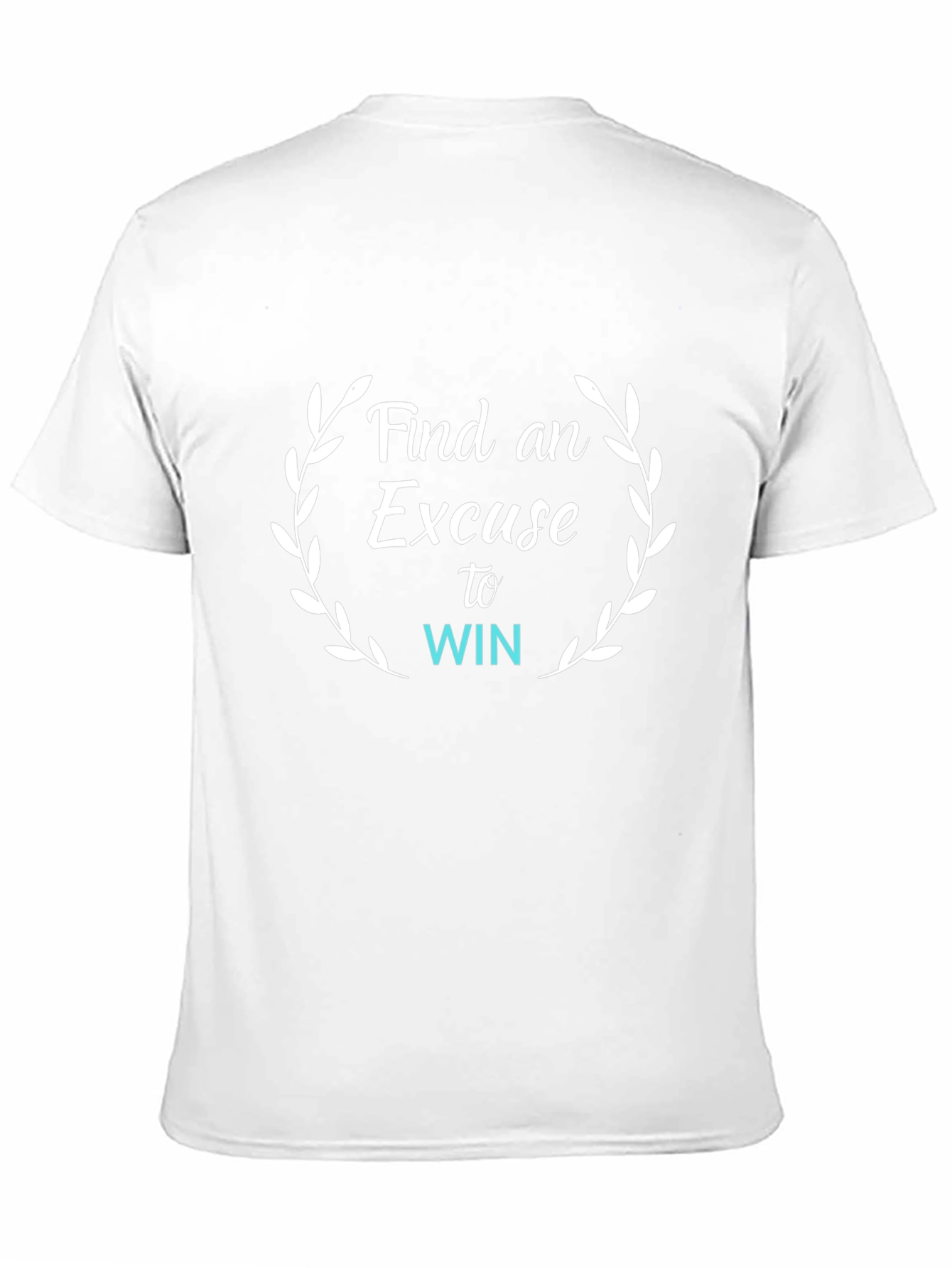 Find an Excuse to Win Graphic Tee - Black