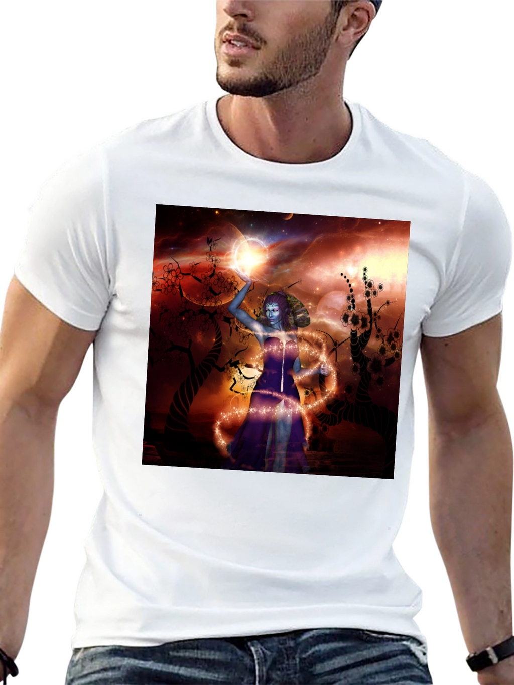 Mystic Sorceress Graphic T-Shirt
