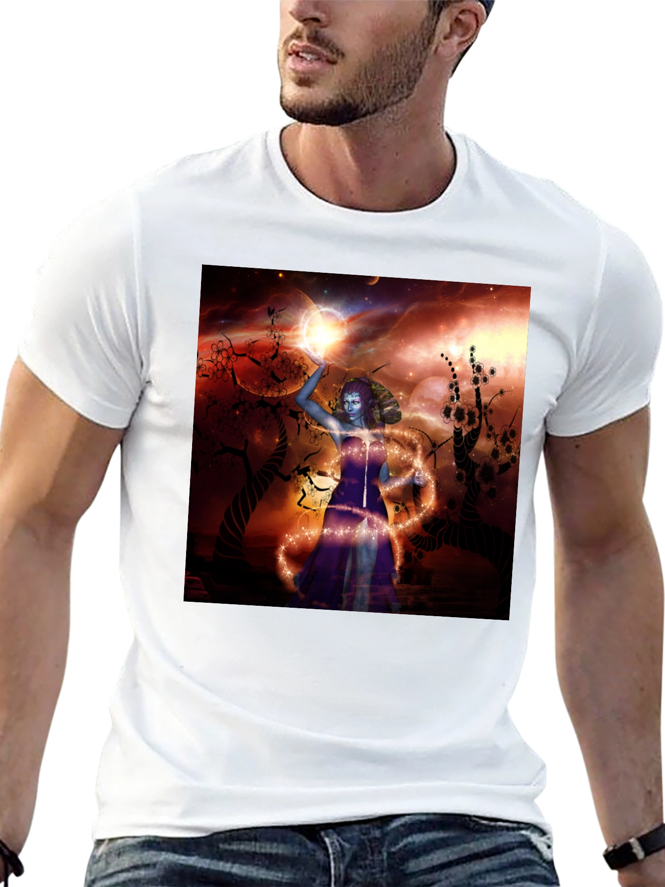 Mystic Sorceress Graphic T-Shirt