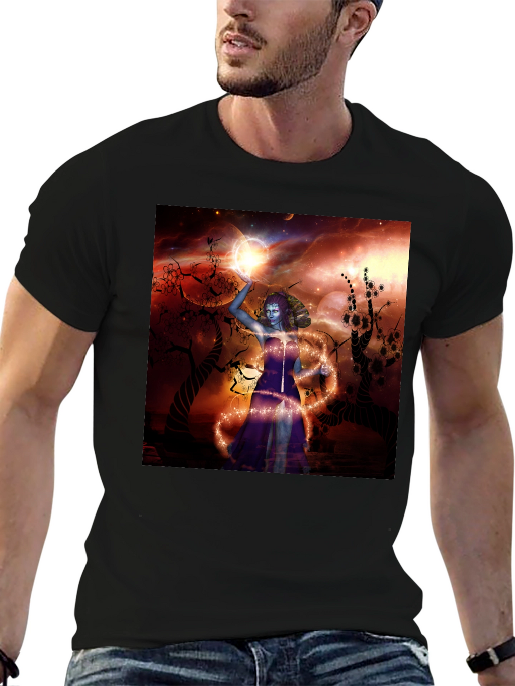 Mystic Sorceress Graphic T-Shirt