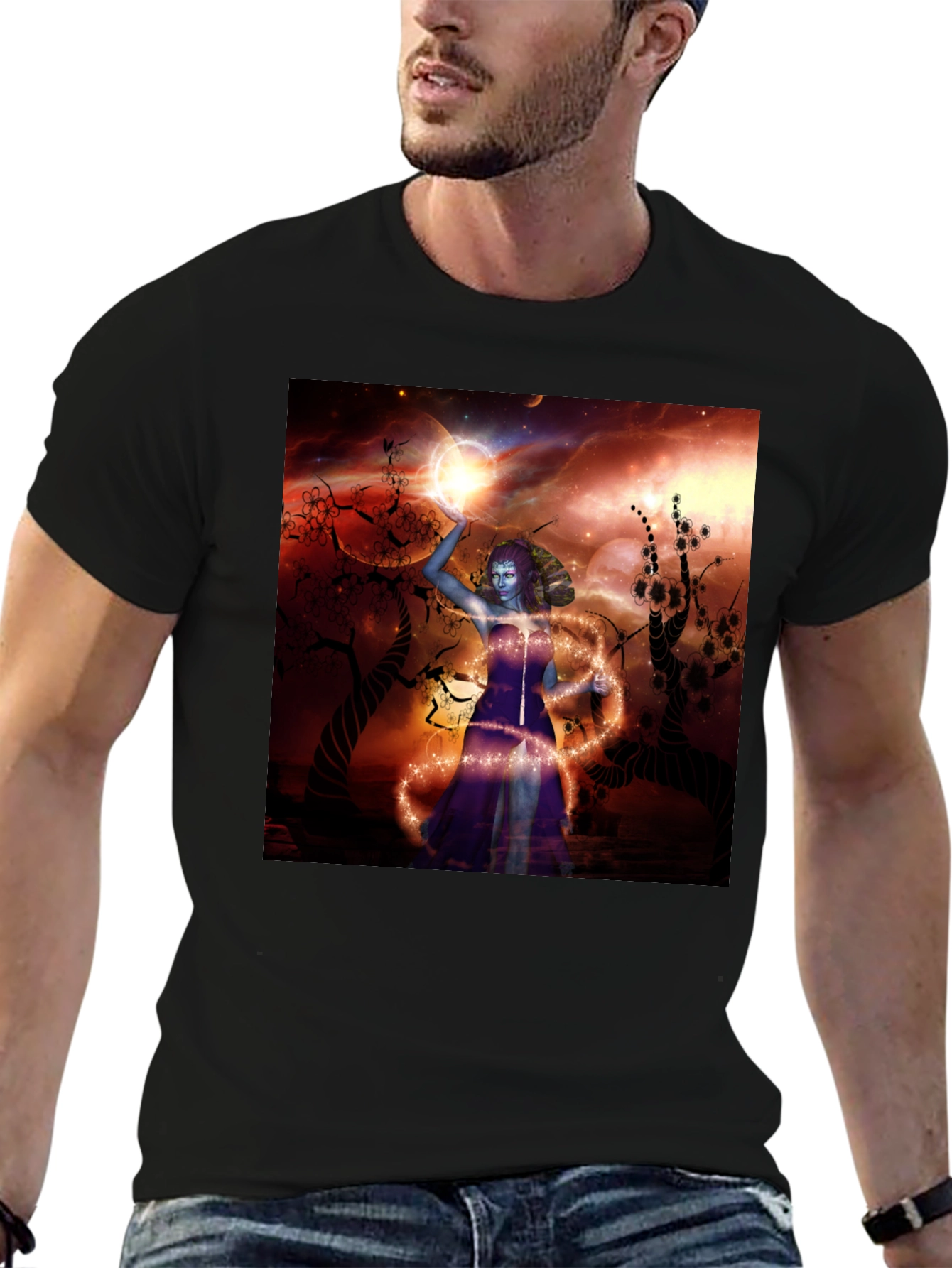 Mystic Sorceress Graphic T-Shirt