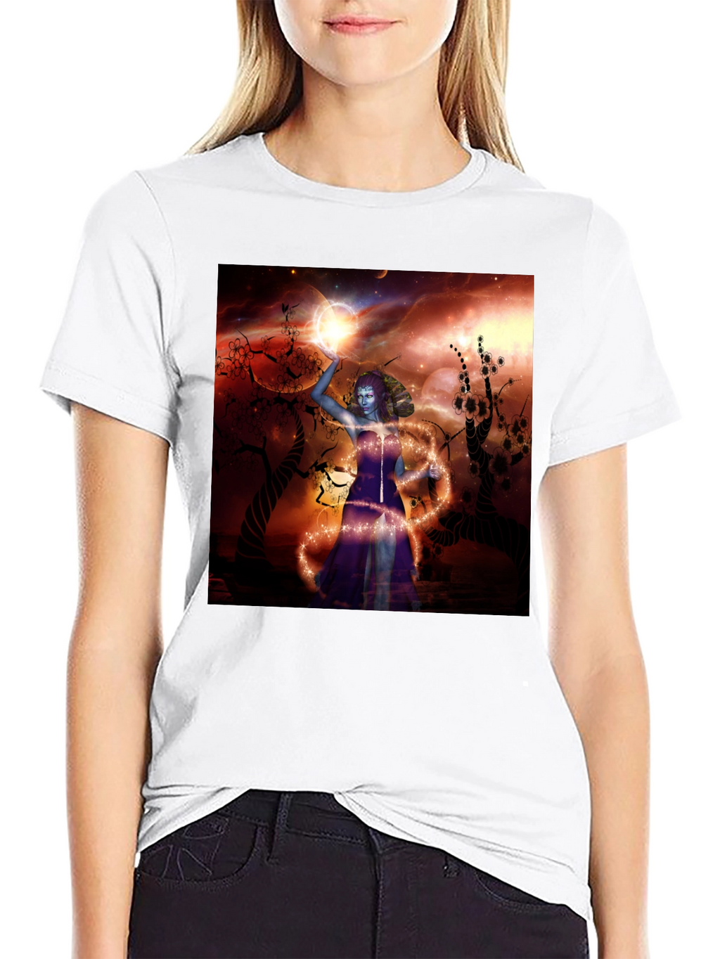 Mystic Sorceress Graphic T-Shirt