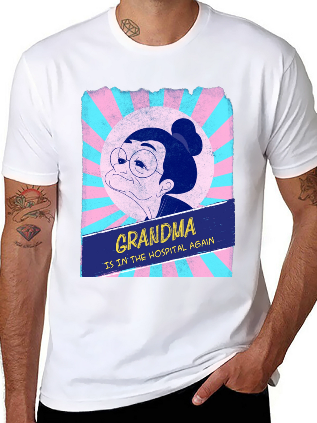 Grandma Hospital T-Shirt - Unisex Novelty Tee