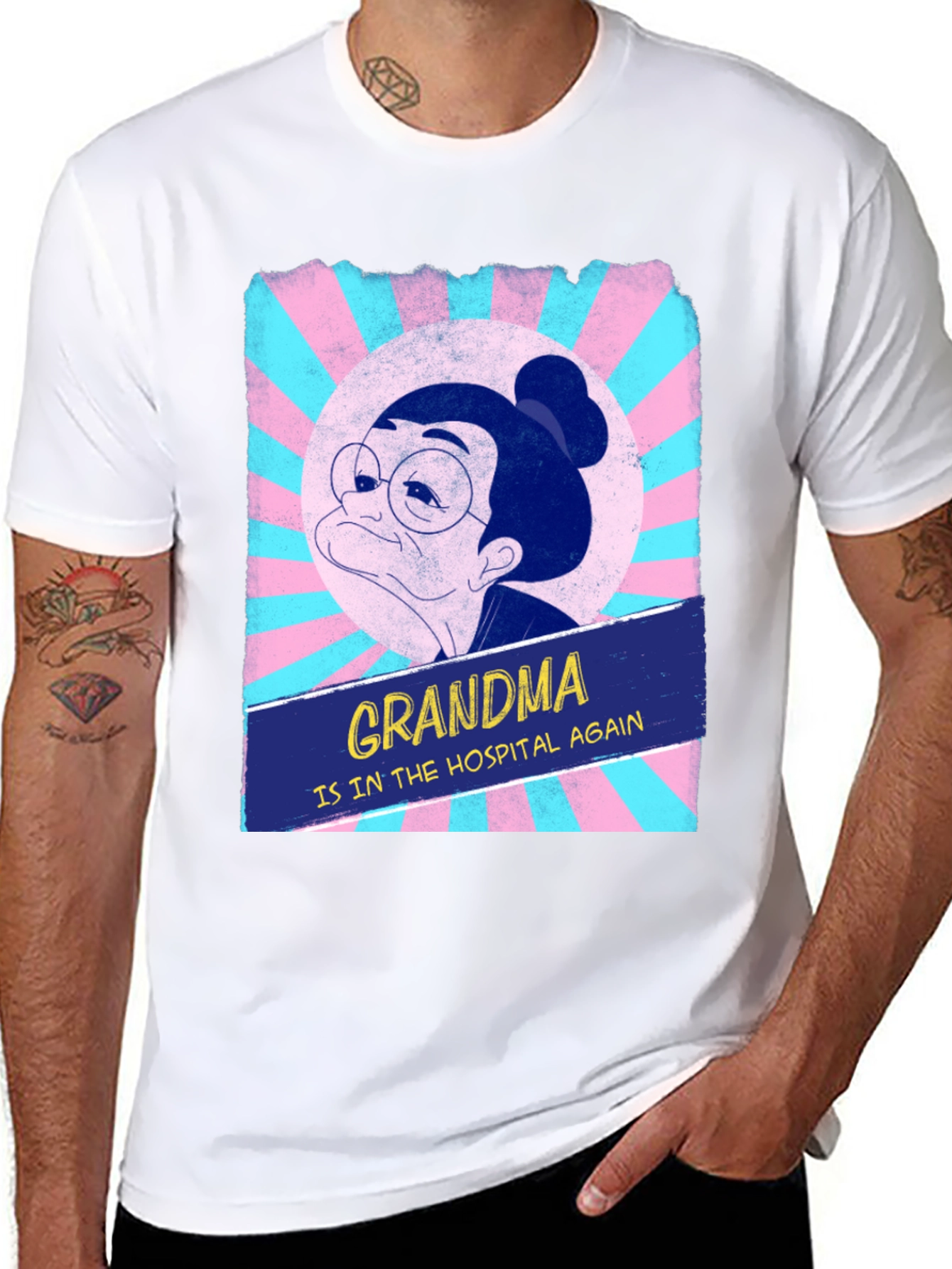 Grandma Hospital T-Shirt - Unisex Novelty Tee