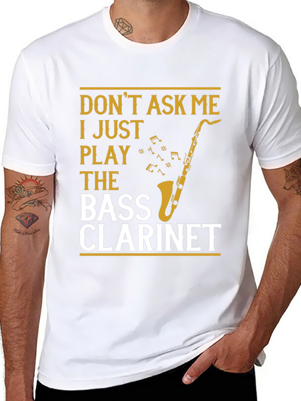 Bass Clarinet Player T-Shirt - Music Lover Tee