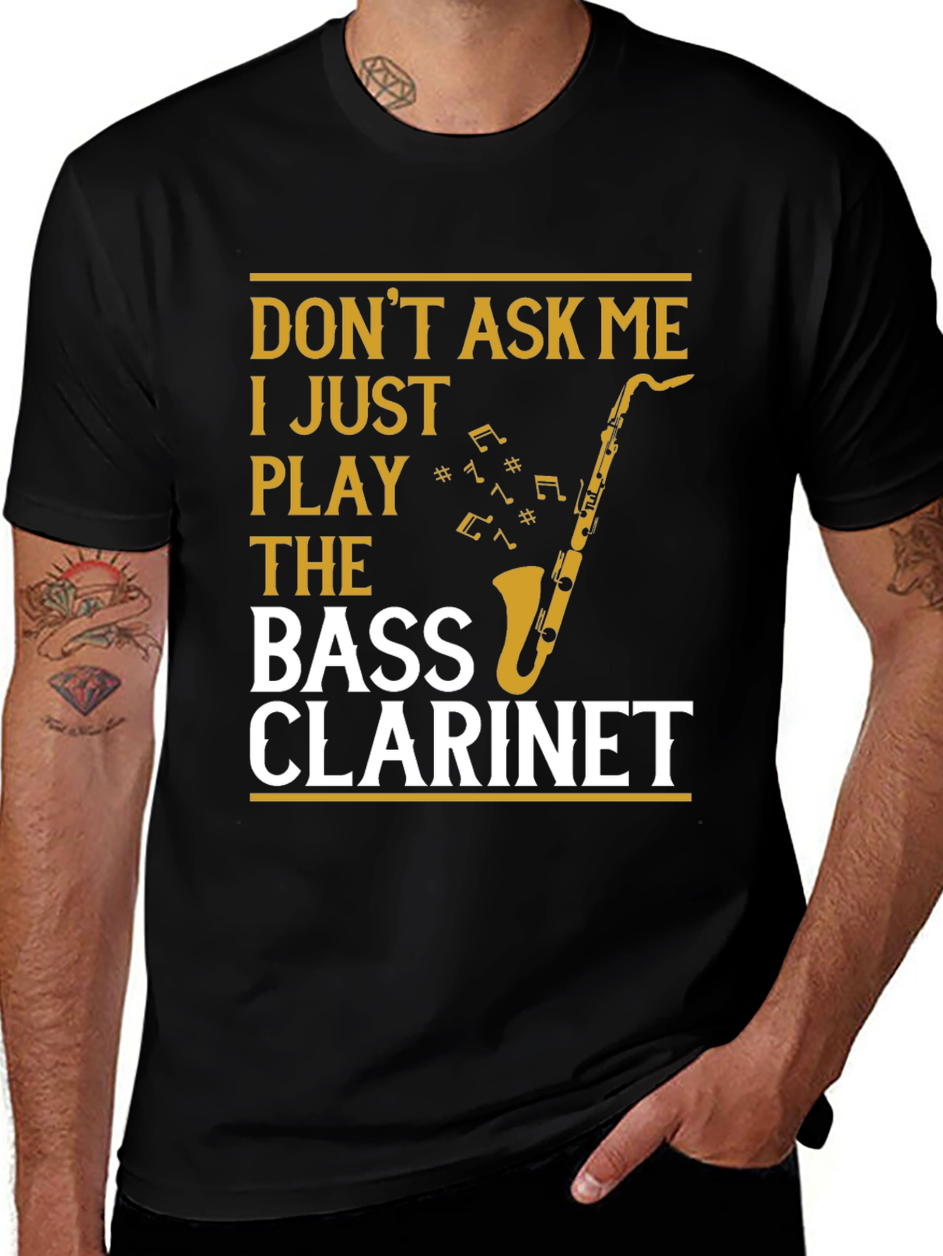 Bass Clarinet Player T-Shirt - Music Lover Tee