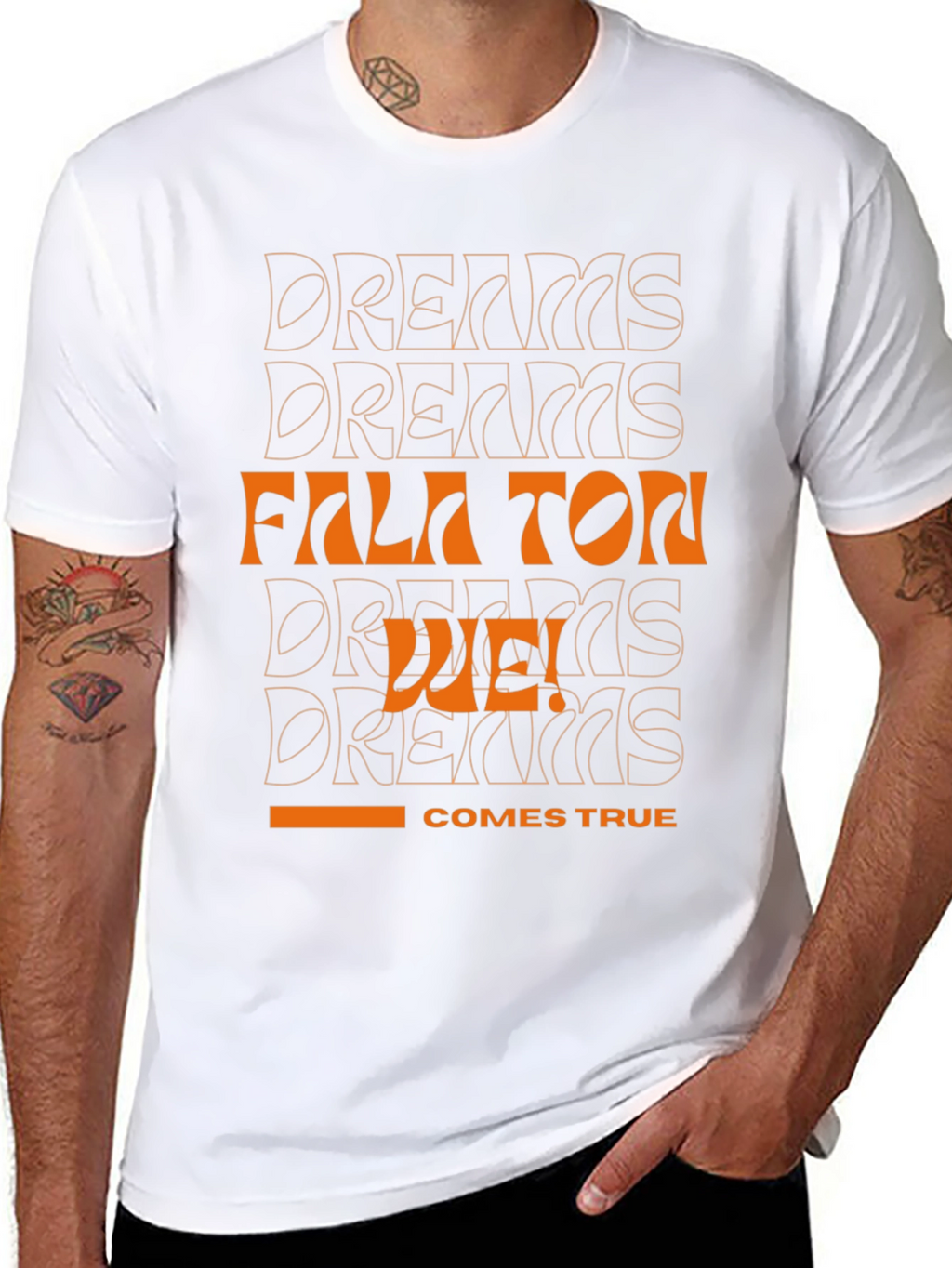 Dreams Come True Black Graphic Tee