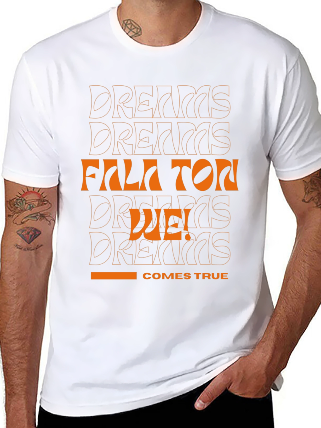 Dreams Come True Black Graphic Tee