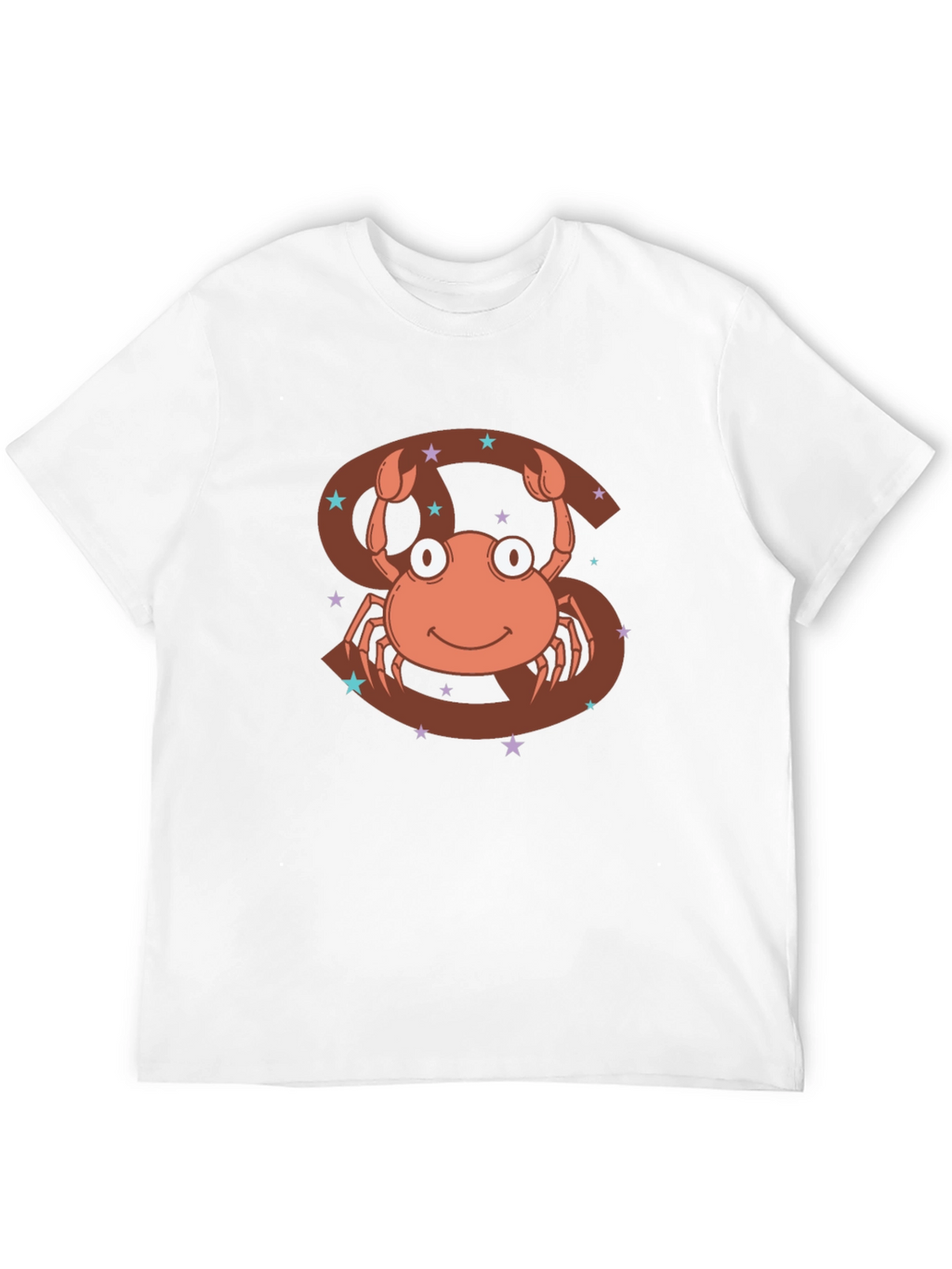 Cancer Zodiac T-Shirt - Cute Crab Design