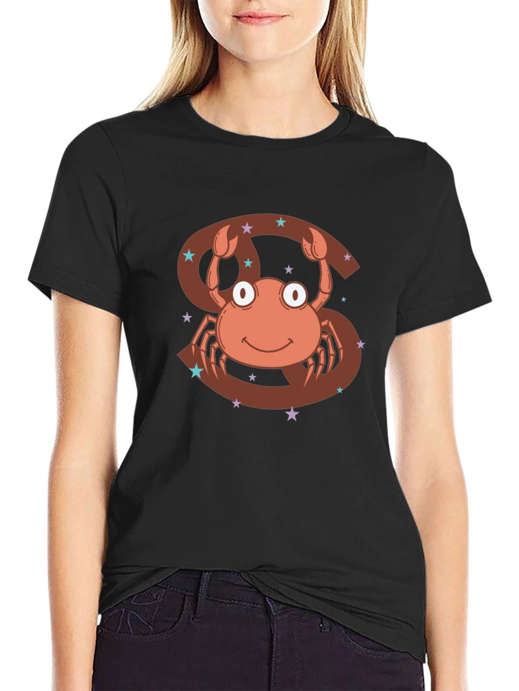 Cancer Zodiac T-Shirt - Cute Crab Design