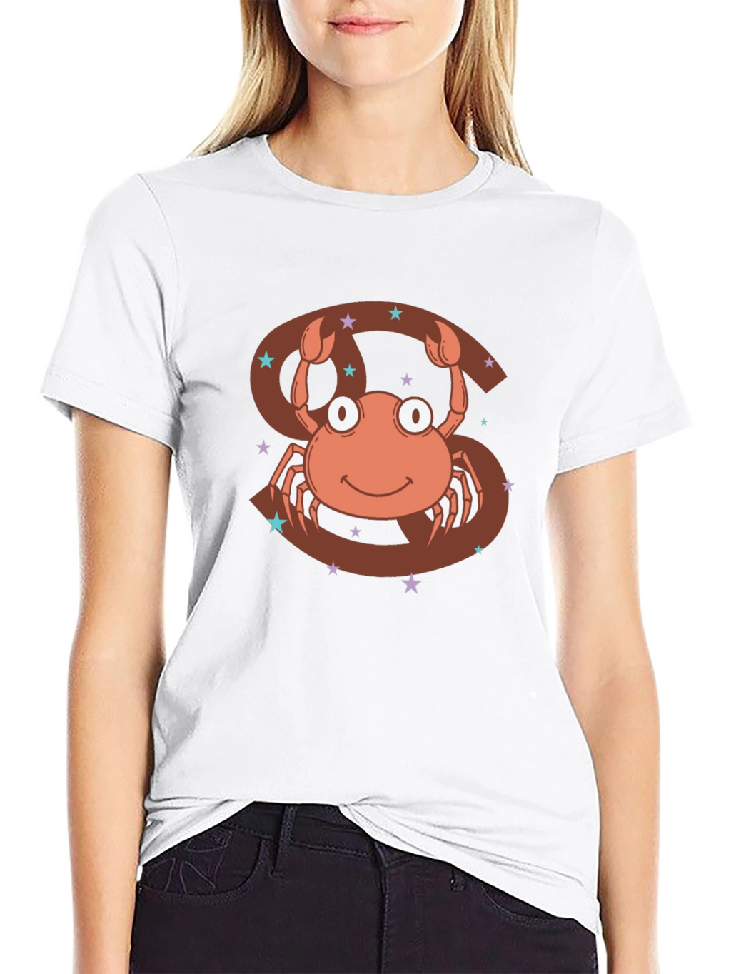 Cancer Zodiac T-Shirt - Cute Crab Design