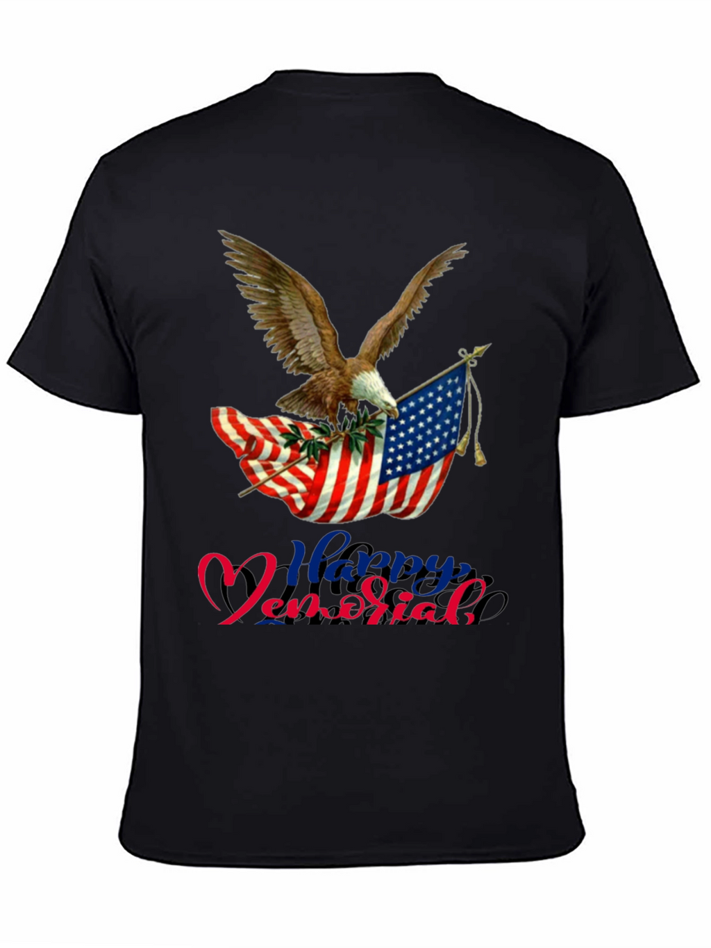 Patriotic Eagle & Flag Memorial Day T-Shirt