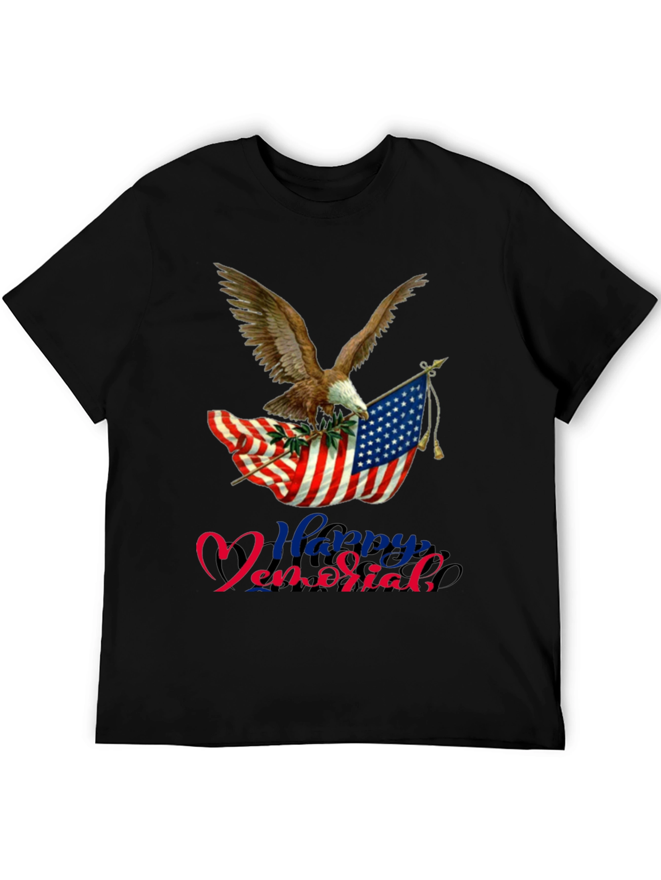 Patriotic Eagle & Flag Memorial Day T-Shirt