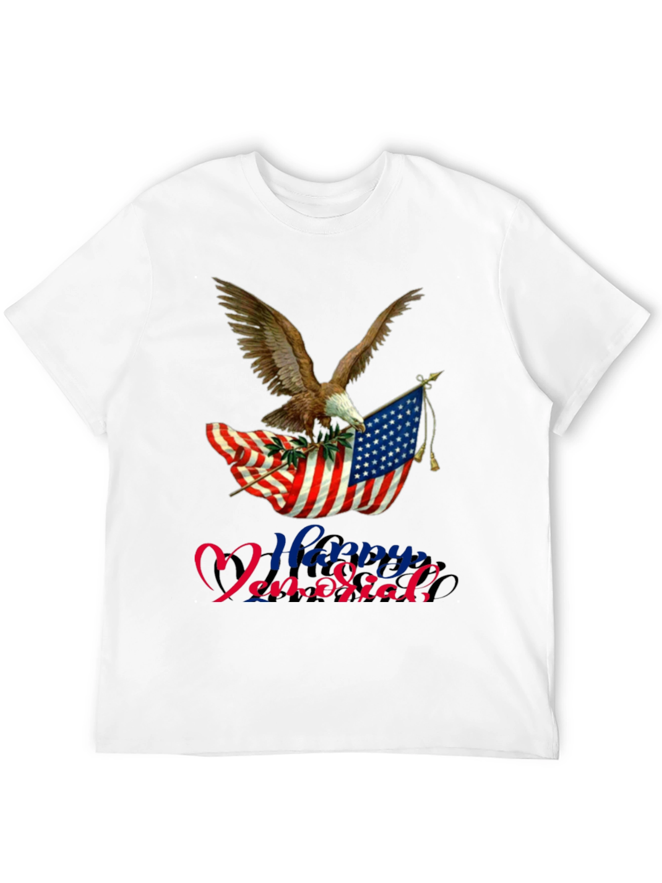 Patriotic Eagle & Flag Memorial Day T-Shirt