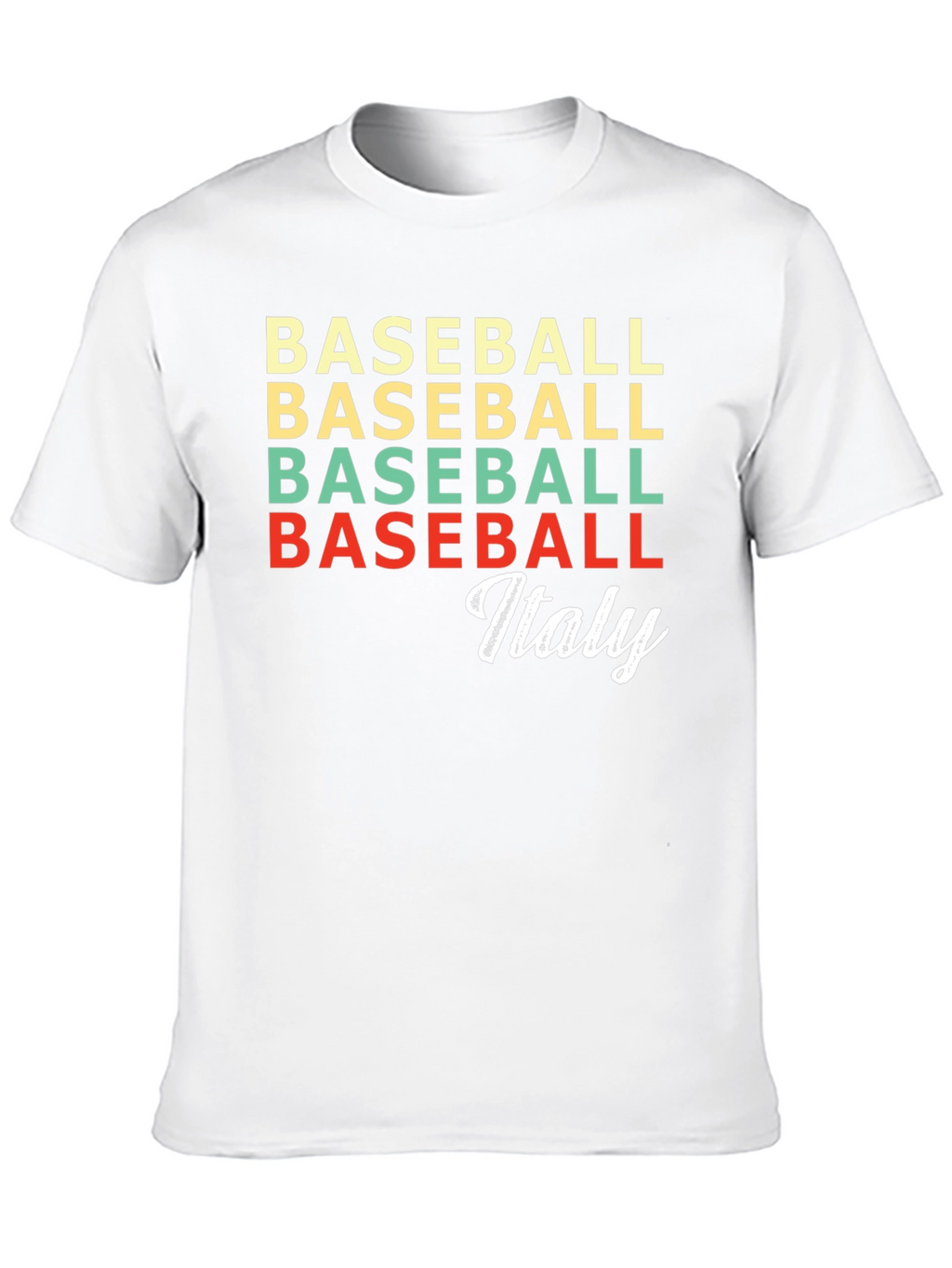 Baseball Italy Retro T-Shirt