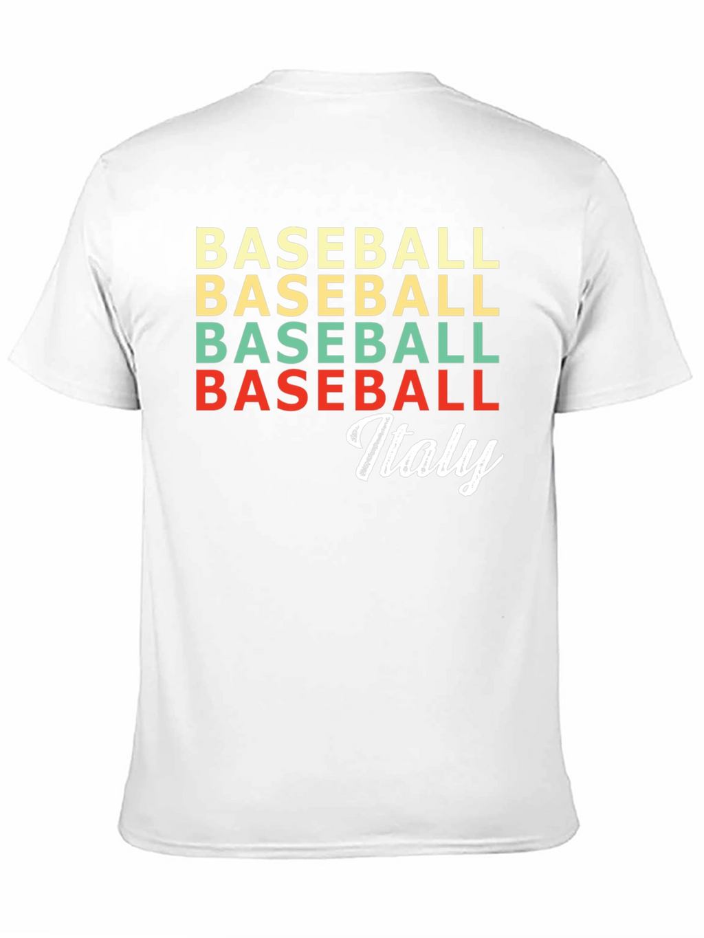 Baseball Italy Retro T-Shirt