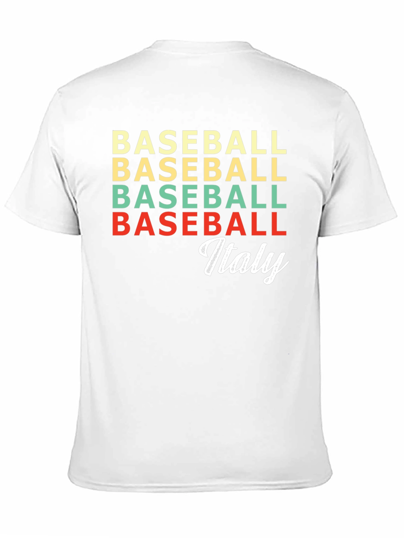 Baseball Italy Retro T-Shirt