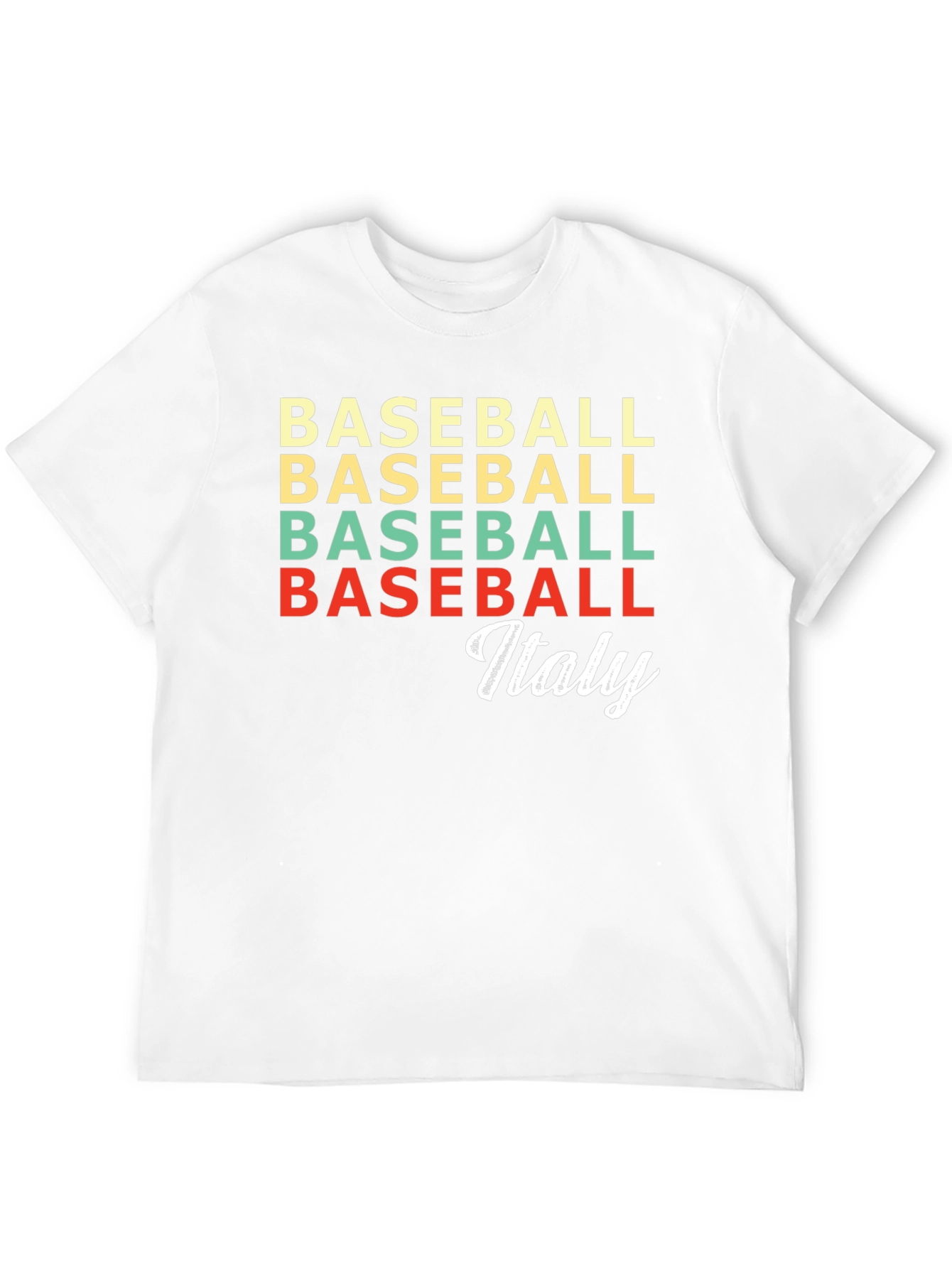 Baseball Italy Retro T-Shirt