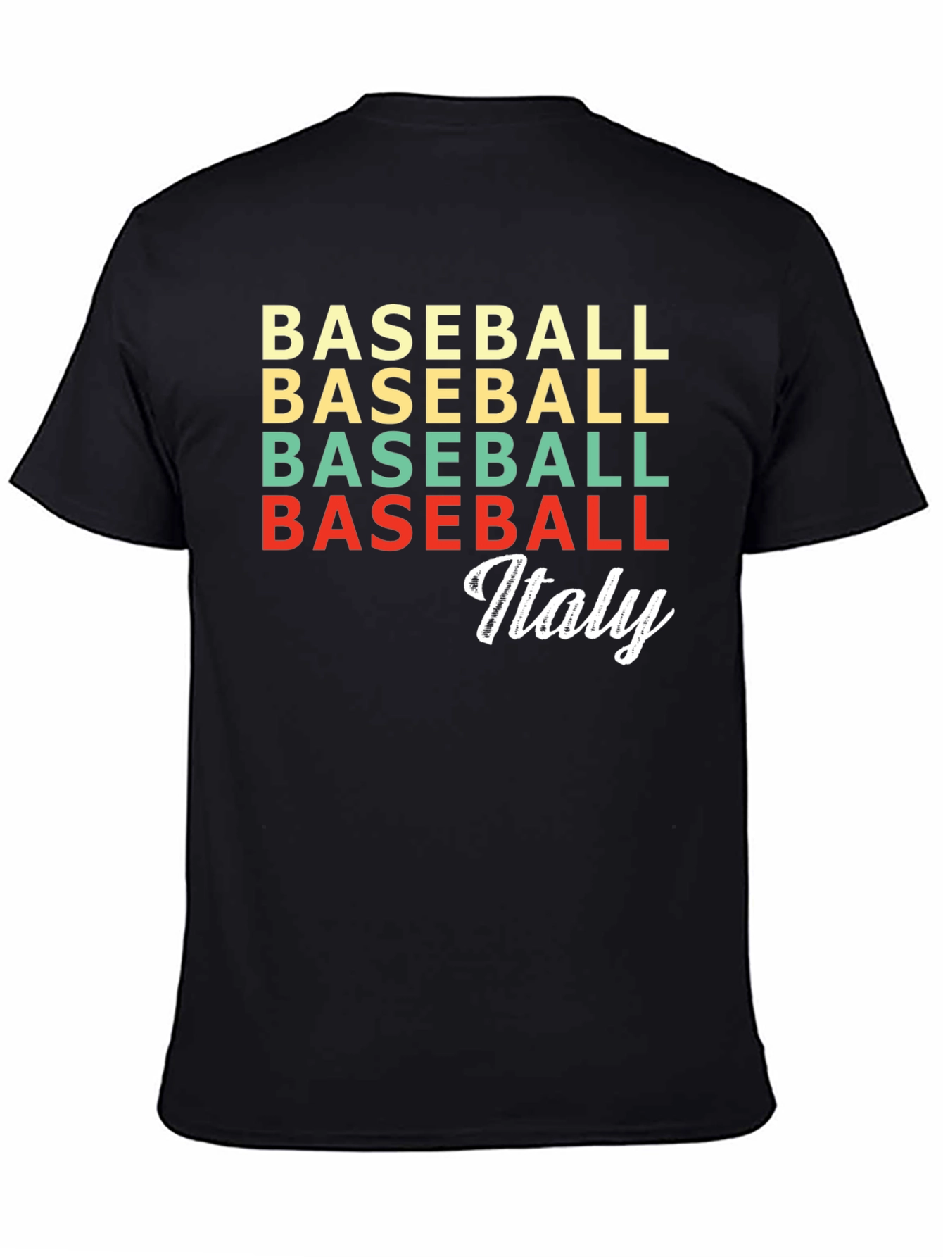 Baseball Italy Retro T-Shirt