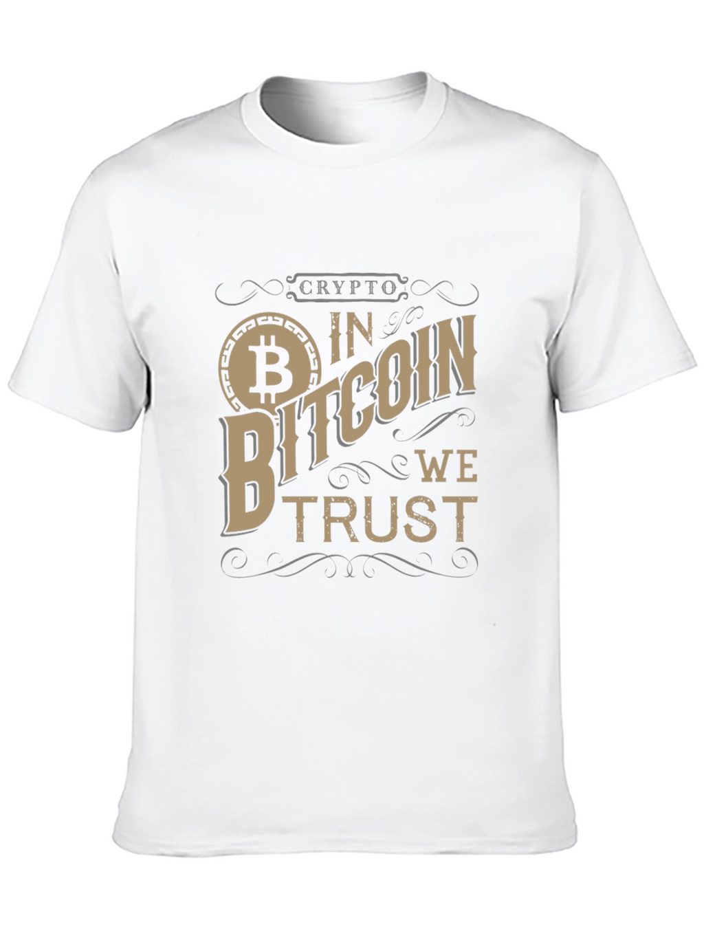 Crypto In Bitcoin We Trust Graphic Tee