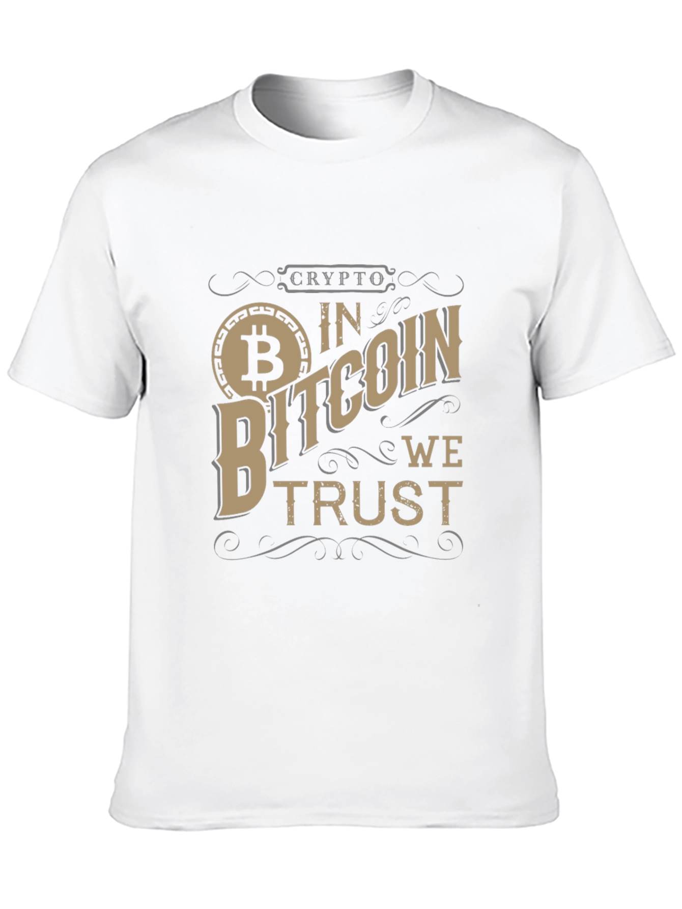 Crypto In Bitcoin We Trust Graphic Tee