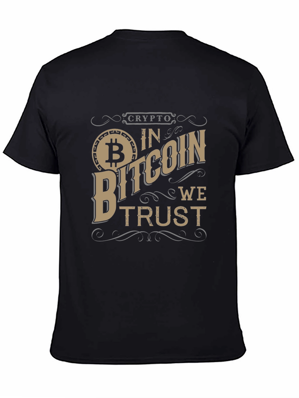 Crypto In Bitcoin We Trust Graphic Tee