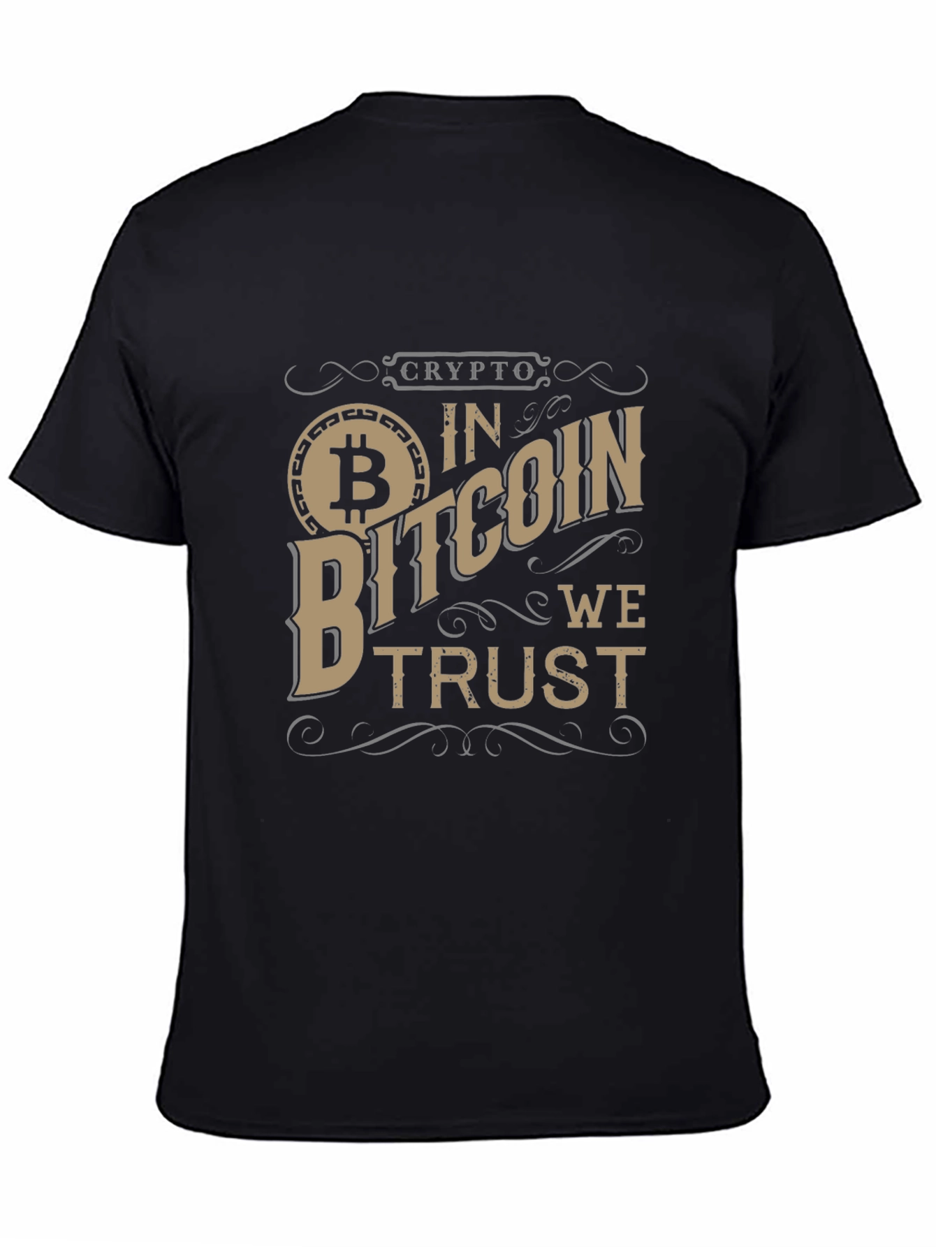 Crypto In Bitcoin We Trust Graphic Tee