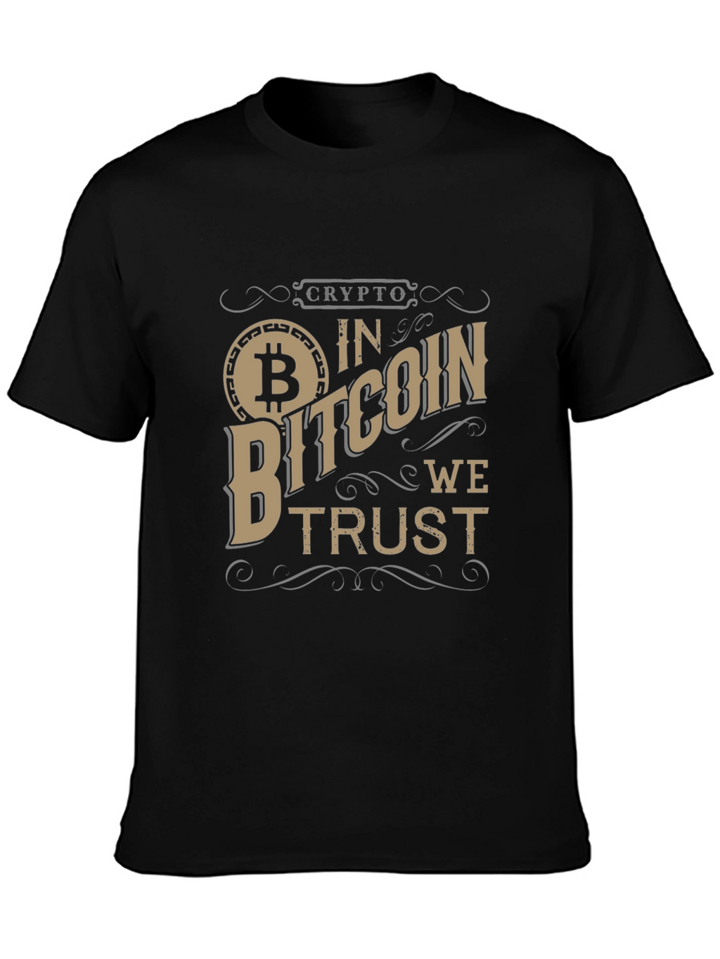 Crypto In Bitcoin We Trust Graphic Tee