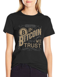 Crypto In Bitcoin We Trust Graphic Tee