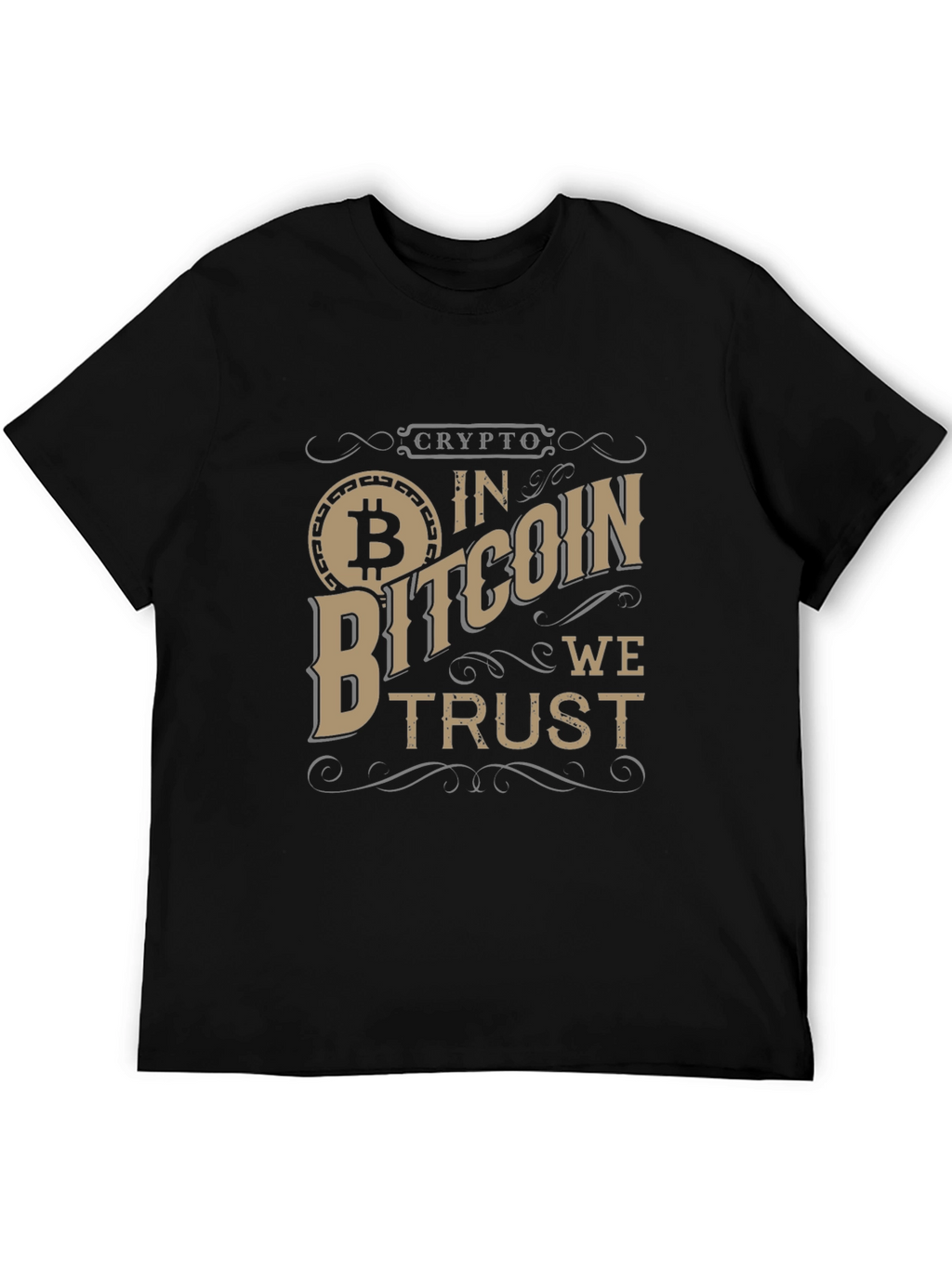Crypto In Bitcoin We Trust Graphic Tee