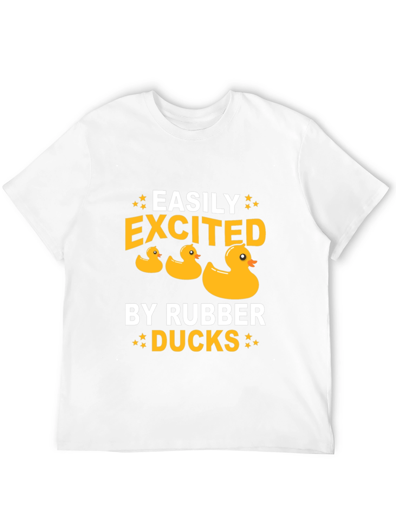 Easily Excited by Rubber Ducks Graphic Tee