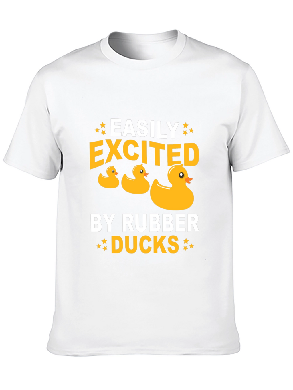 Easily Excited by Rubber Ducks Graphic Tee