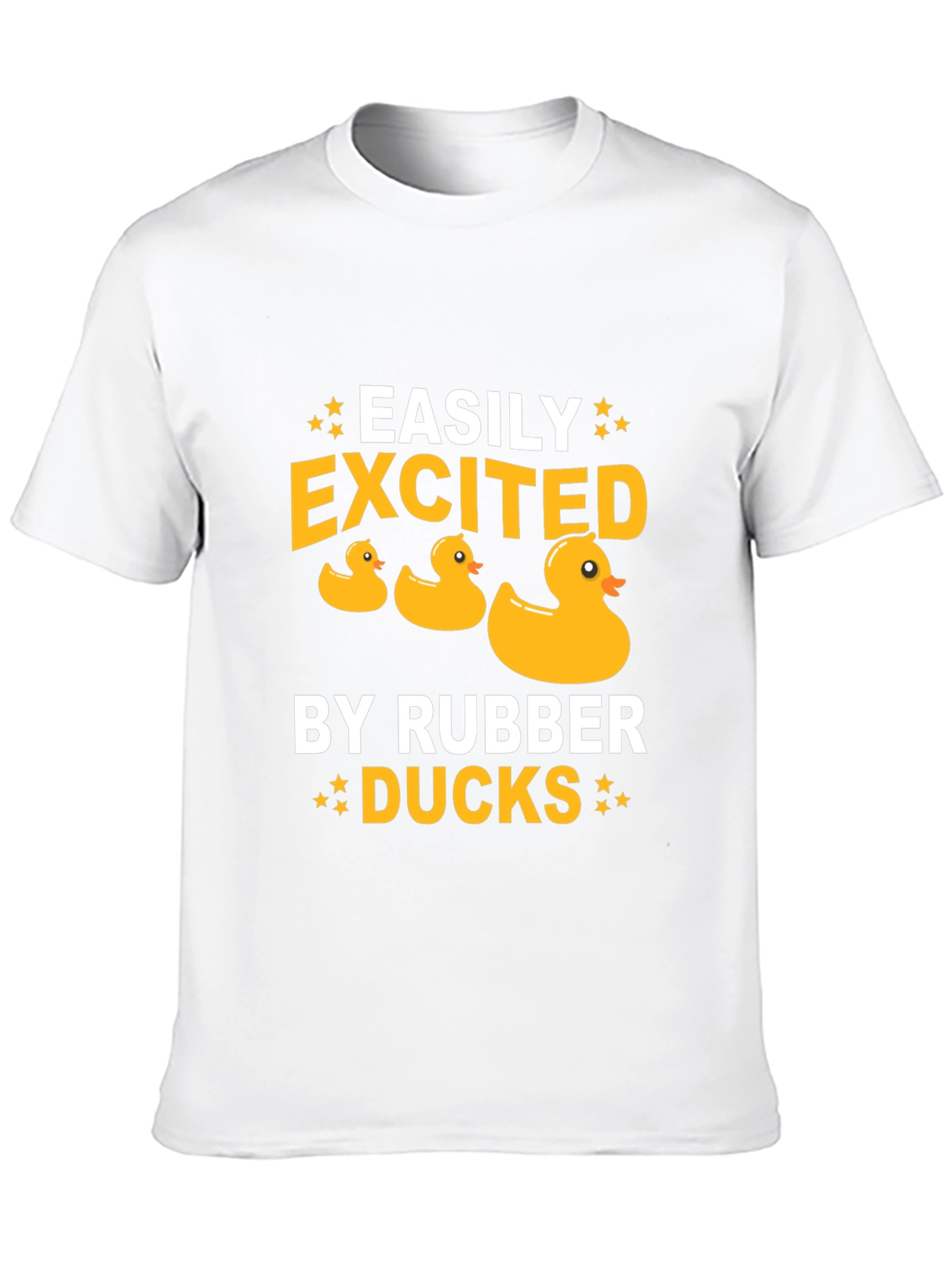 Easily Excited by Rubber Ducks Graphic Tee